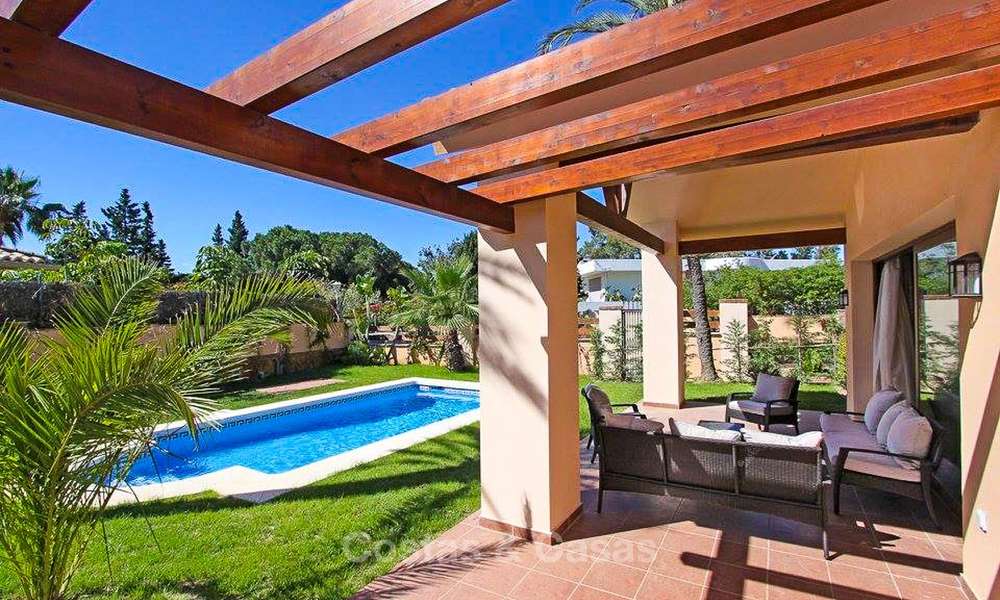 Beachside classical-style villa in a popular residential area for sale, East Marbella 8755