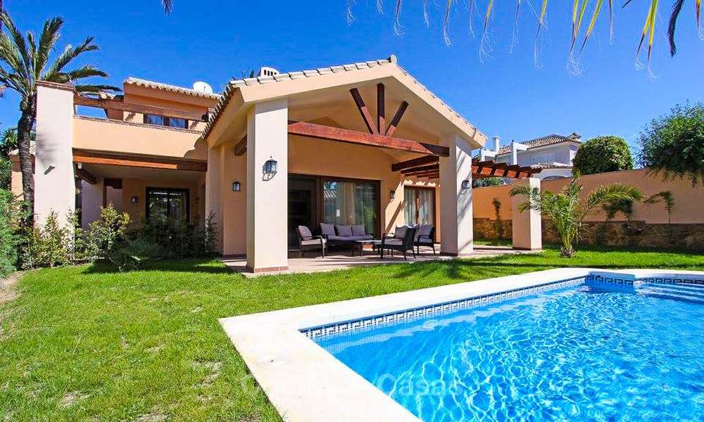 Beachside classical-style villa in a popular residential area for sale, East Marbella 8759