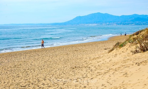 Front line beach plot for sale, in Elviria, Marbella 8671