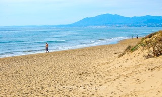 Front line beach plot for sale, in Elviria, Marbella 8671 