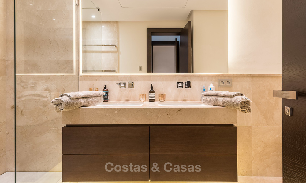 Posh modern luxury apartment for sale in a prestigious residential complex in Sierra Blanca, Golden Mile, Marbella 8767