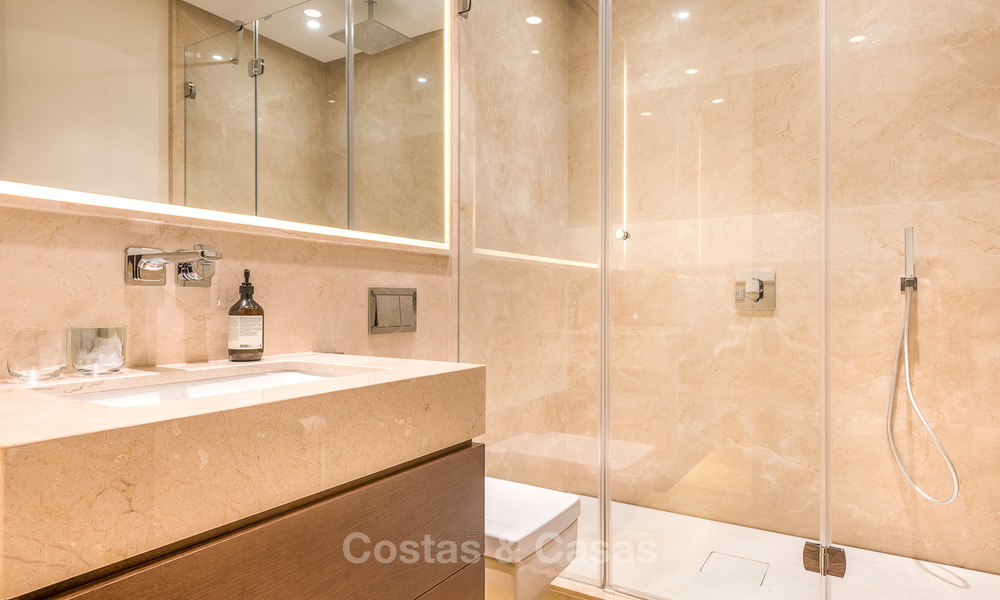 Posh modern luxury apartment for sale in a prestigious residential complex in Sierra Blanca, Golden Mile, Marbella 8774