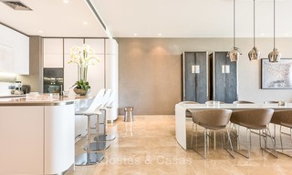 Posh modern luxury apartment for sale in a prestigious residential complex in Sierra Blanca, Golden Mile, Marbella 8775 
