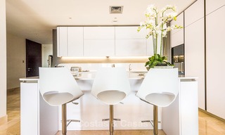 Posh modern luxury apartment for sale in a prestigious residential complex in Sierra Blanca, Golden Mile, Marbella 8776 
