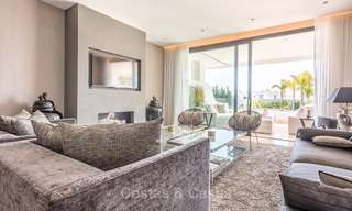 Posh modern luxury apartment for sale in a prestigious residential complex in Sierra Blanca, Golden Mile, Marbella 8777 