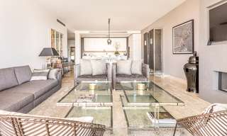 Posh modern luxury apartment for sale in a prestigious residential complex in Sierra Blanca, Golden Mile, Marbella 8780 