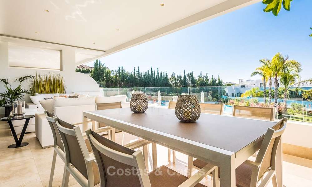 Posh modern luxury apartment for sale in a prestigious residential complex in Sierra Blanca, Golden Mile, Marbella 8782