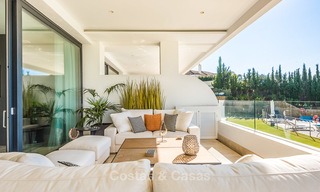 Posh modern luxury apartment for sale in a prestigious residential complex in Sierra Blanca, Golden Mile, Marbella 8783 