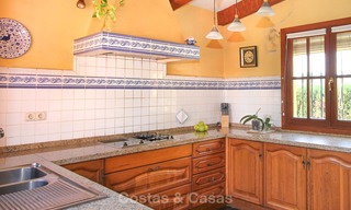 Well located and attractively priced villa - finca with sea and mountain views for sale, Estepona, Costa del Sol 8674 