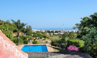 Well located and attractively priced villa - finca with sea and mountain views for sale, Estepona, Costa del Sol 8685 