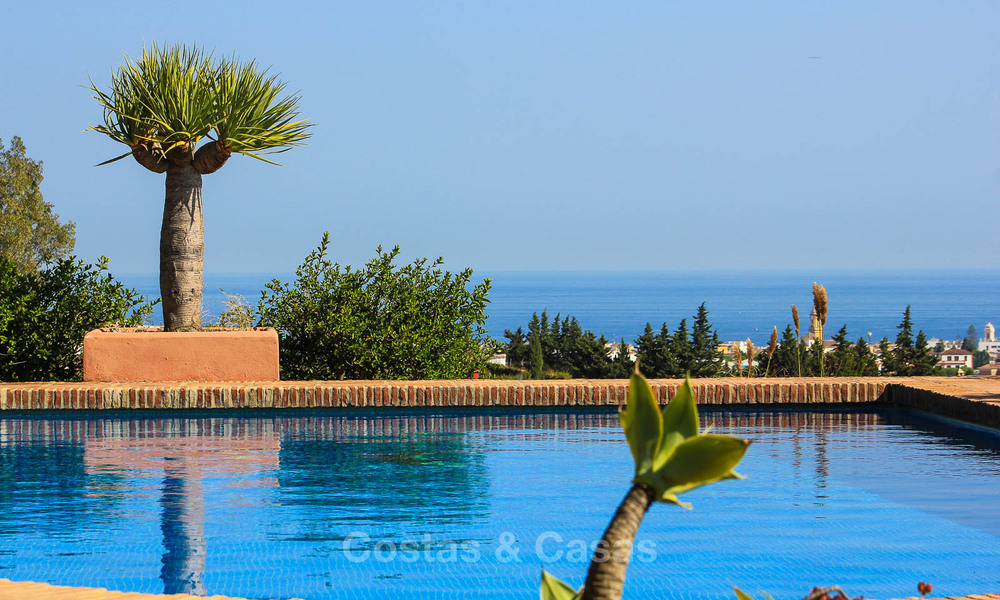 Well located and attractively priced villa - finca with sea and mountain views for sale, Estepona, Costa del Sol 8687