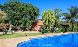 Well located and attractively priced villa - finca with sea and mountain views for sale, Estepona, Costa del Sol 8689 