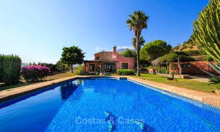 Well located and attractively priced villa - finca with sea and mountain views for sale, Estepona, Costa del Sol 8691