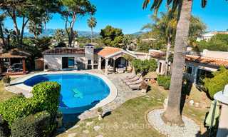 Cosy and luxurious traditional-style villa with sea views for sale, with guest house, ready to move in - Elviria, Marbella 8867 