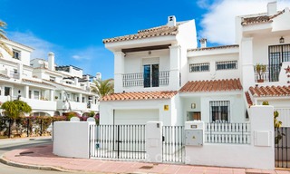 Ideal renovated family semi-detached house for sale, located in Nueva Andalucia, Marbella, at walking distance to Puerto Banus 8706 