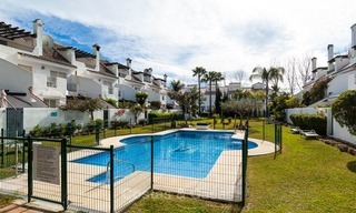 Ideal renovated family semi-detached house for sale, located in Nueva Andalucia, Marbella, at walking distance to Puerto Banus 8728 