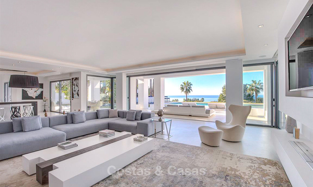 Truly stunning contemporary luxury villa with sea views for sale in the exclusive Sierra Blanca district - Golden Mile, Marbella 8907