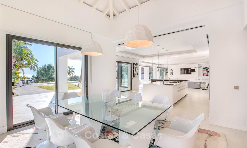 Truly stunning contemporary luxury villa with sea views for sale in the exclusive Sierra Blanca district - Golden Mile, Marbella 8919