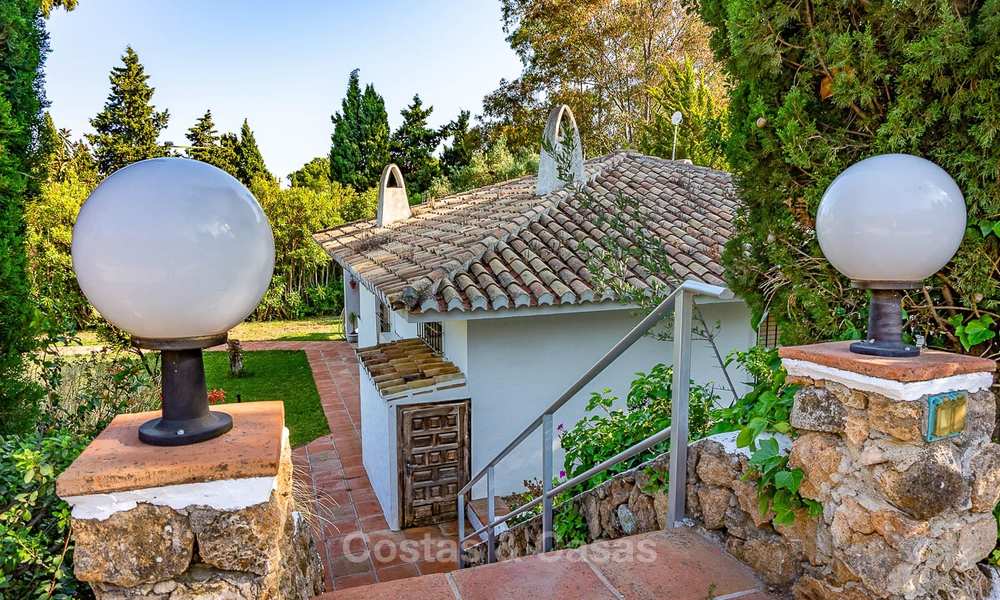 Unique offering! Beautiful countryside estate of 5 villas on a huge plot for sale, with stunning sea views - Mijas, Costa del Sol 9038