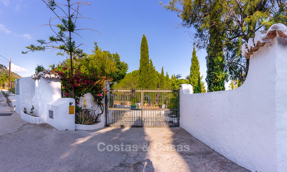 Unique offering! Beautiful countryside estate of 5 villas on a huge plot for sale, with stunning sea views - Mijas, Costa del Sol 9077