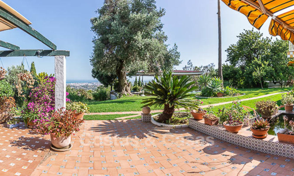 Unique offering! Beautiful countryside estate of 5 villas on a huge plot for sale, with stunning sea views - Mijas, Costa del Sol 8989