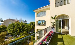 Very spacious 4 bedrooms beachside apartment with sea views for sale, in a prestigious urbanisation, East Marbella 9140 