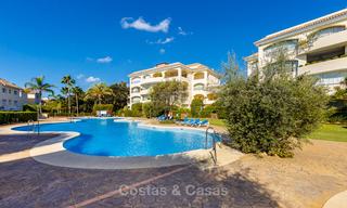 Very spacious 4 bedrooms beachside apartment with sea views for sale, in a prestigious urbanisation, East Marbella 9145 