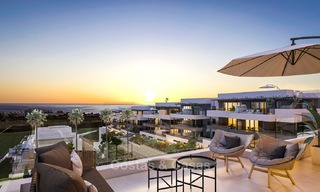 Brand new modern luxury apartments with sea views for sale, Estepona centre. Ready to move in. 9188 