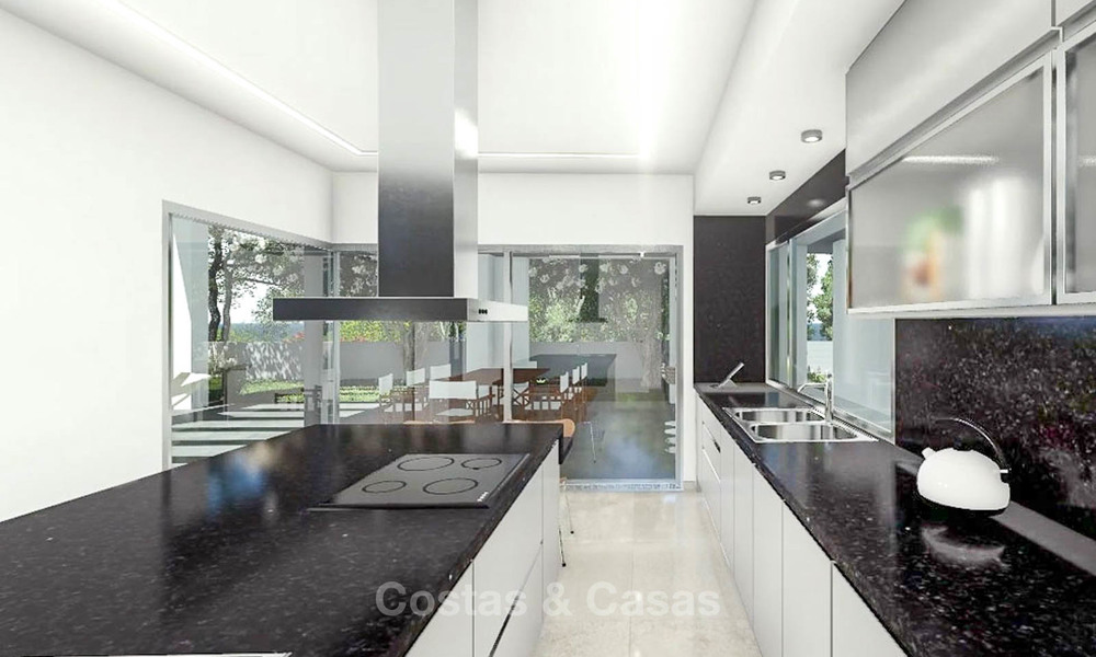 Eco-friendly contemporary luxury villa with sea views for sale – Benalmadena, Costa del Sol 9218