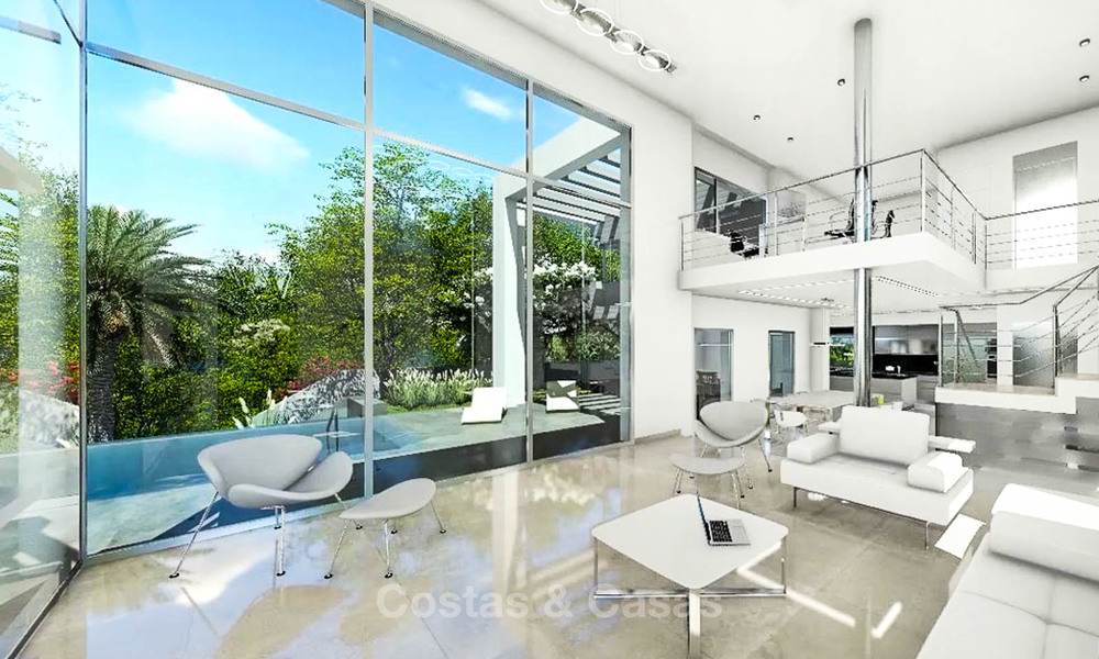 Eco-friendly contemporary luxury villa with sea views for sale – Benalmadena, Costa del Sol 9221