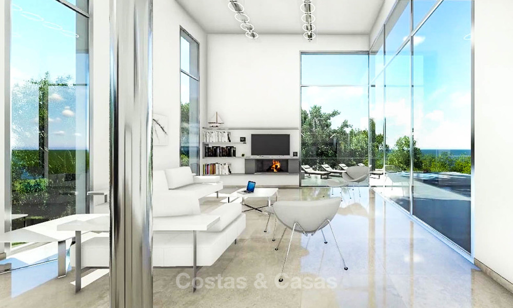 Eco-friendly contemporary luxury villa with sea views for sale – Benalmadena, Costa del Sol 9222