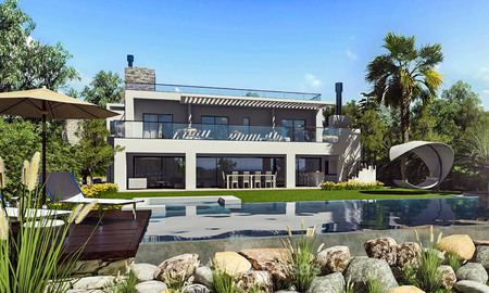 Avant garde and eco-friendly luxury villa with sea views for sale – Benalmadena, Costa del Sol 9238