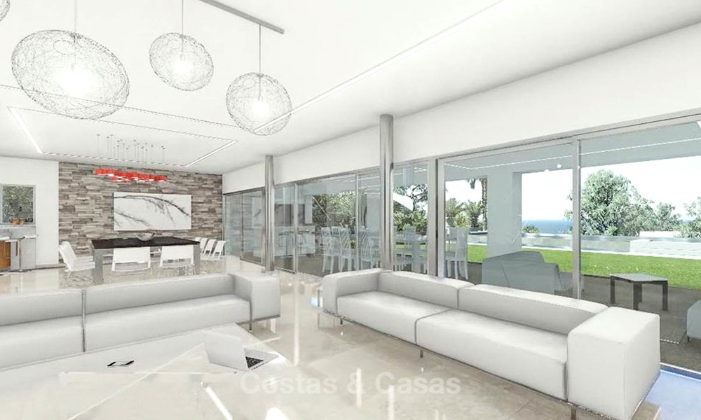 Avant garde and eco-friendly luxury villa with sea views for sale – Benalmadena, Costa del Sol 9241