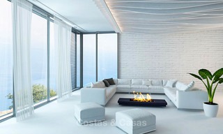 Stylish modern contemporary luxury villa with sea and mountain views for sale - Benalmadena, Costa del Sol 9253 