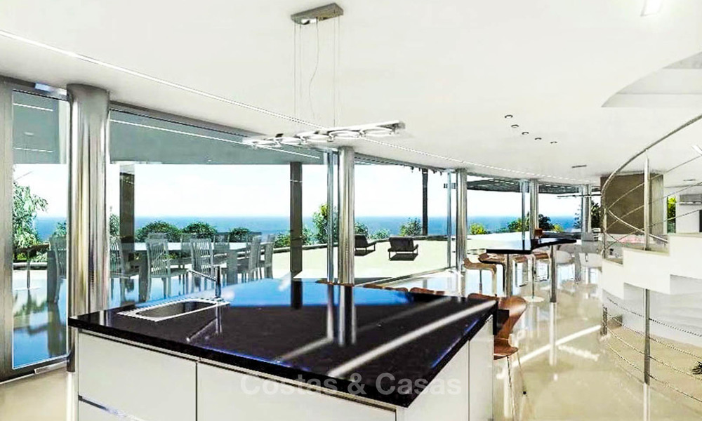 Amazing avant-garde luxury villa with sea views for sale - Benalmadena, Costa del Sol 9392
