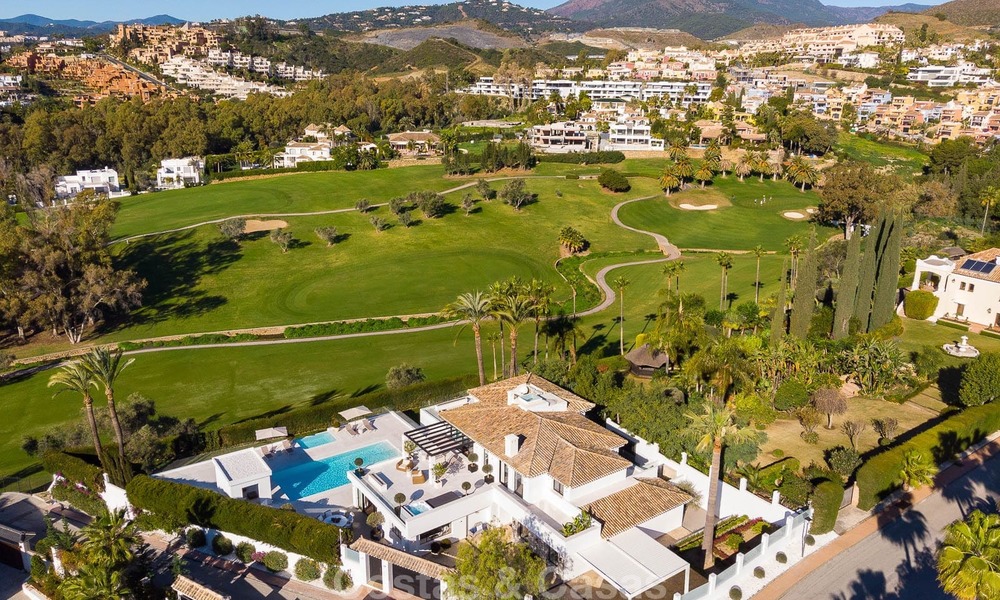 Prestigious renovated luxury villa for sale, front line golf, Nueva Andalucía, Marbella 9421