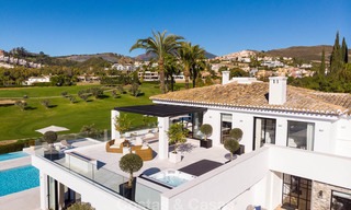 Prestigious renovated luxury villa for sale, front line golf, Nueva Andalucía, Marbella 9423 