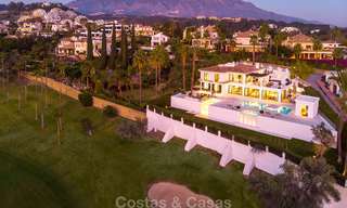 Prestigious renovated luxury villa for sale, front line golf, Nueva Andalucía, Marbella 9447 