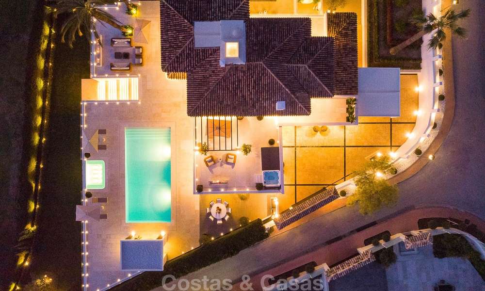 Prestigious renovated luxury villa for sale, front line golf, Nueva Andalucía, Marbella 9449