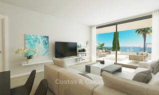 Stunning new modern contemporary apartments with sea views for sale, walking distance to the beach, Estepona, Costa del Sol 9456 