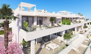 Stunning new modern contemporary apartments with sea views for sale, walking distance to the beach, Estepona, Costa del Sol 9460 