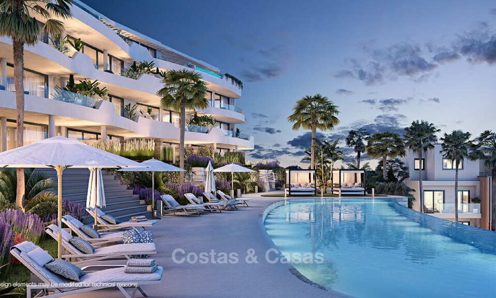 Stylish contemporary apartments with sea views for sale, in a complex with top class infrastructure - Fuengirola, Costa del Sol 9478