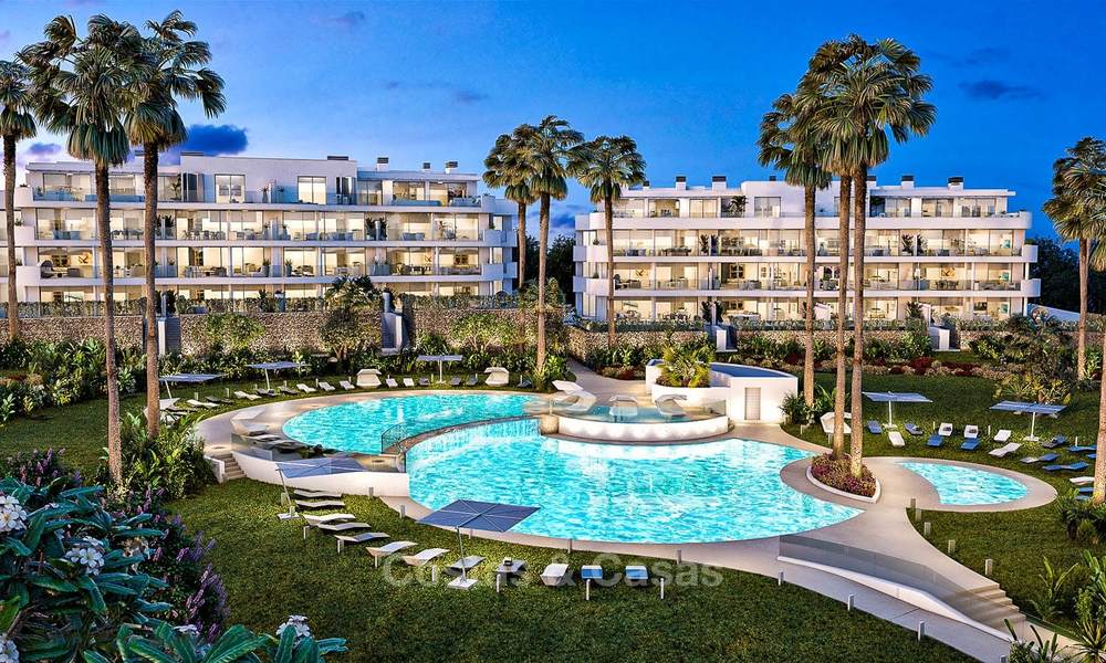 Stylish contemporary apartments with sea views for sale, in a complex with top class infrastructure - Fuengirola, Costa del Sol 9484