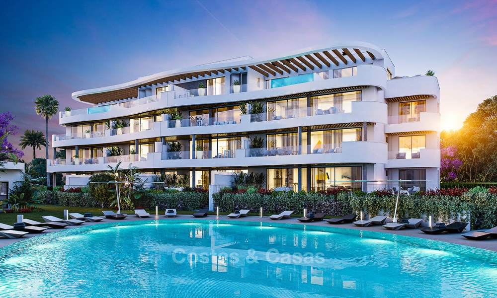 Stylish contemporary apartments with sea views for sale, in a complex with top class infrastructure - Fuengirola, Costa del Sol 9488