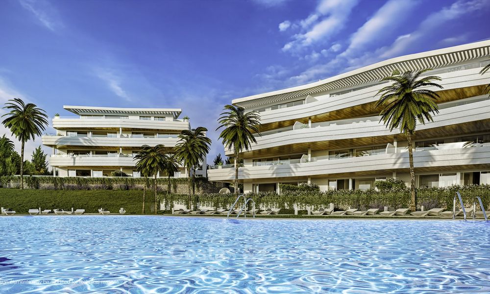 Stylish contemporary apartments with sea views for sale, in a complex with top class infrastructure - Fuengirola, Costa del Sol 14858