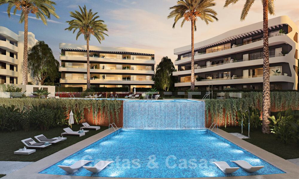Stylish contemporary apartments with sea views for sale, in a complex with top class infrastructure - Fuengirola, Costa del Sol 29811