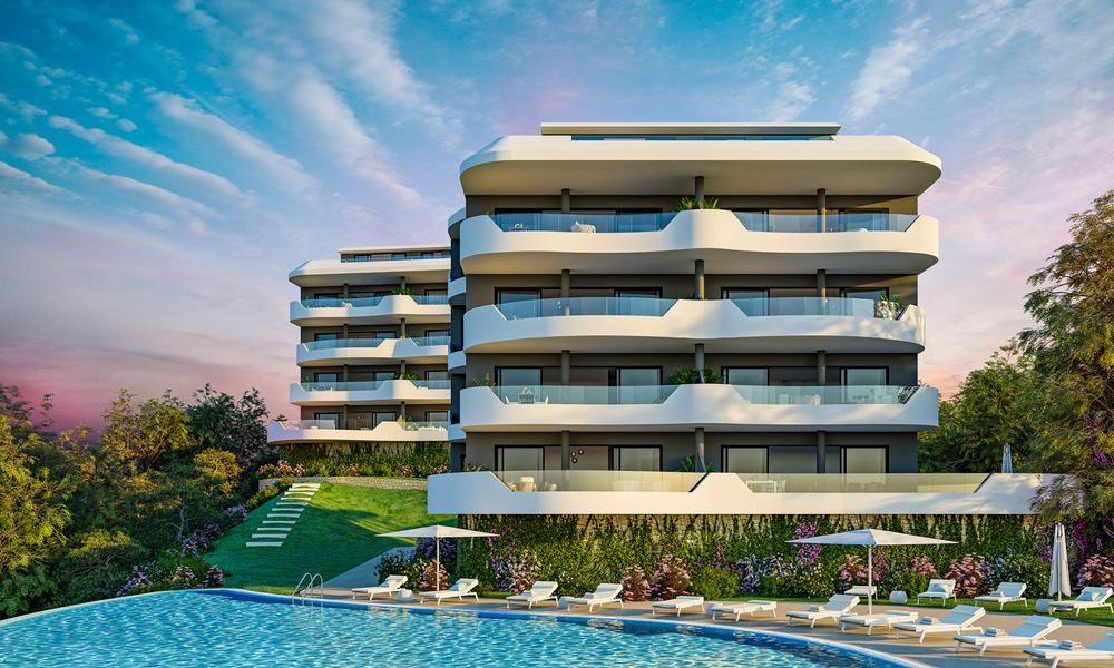 Stylish contemporary apartments with sea views for sale, in a complex with top class infrastructure - Fuengirola, Costa del Sol 29813