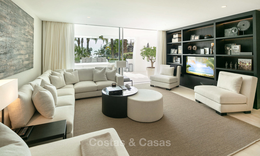 Sumptuous ground floor luxury apartment for sale, Puente Romano with sea view - Golden Mile, Marbella 9589