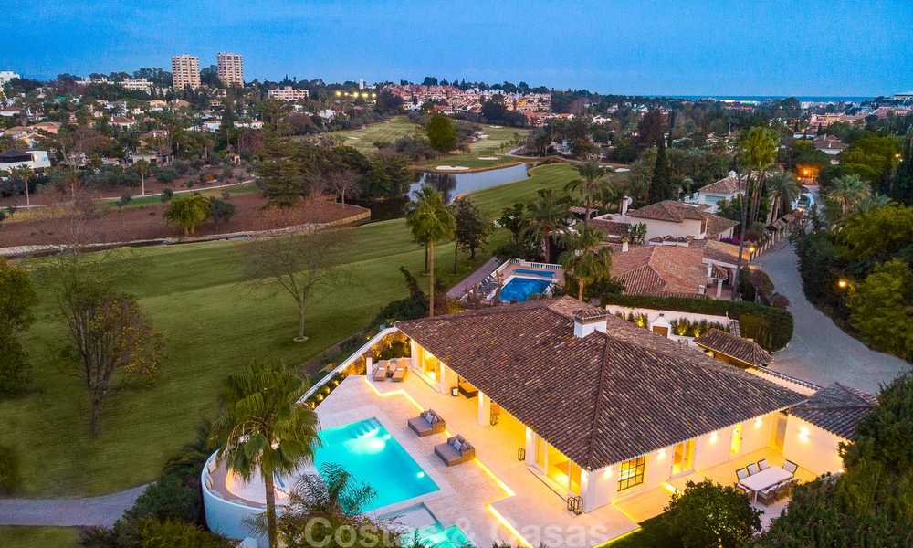 Magnificent renovated luxury villa for sale, front line golf Las Brisas - Nueva Andalucia, Marbella 9623