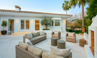 Magnificent renovated luxury villa for sale, front line golf Las Brisas - Nueva Andalucia, Marbella 9625 